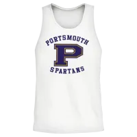 Old School Lions Portsmouth Spartans Unisex Tank Top - White – 2