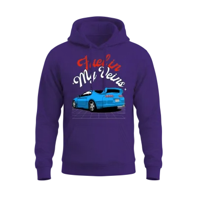 Fueled by Speed – Racing Car Lover Unisex Hoodie - Purple