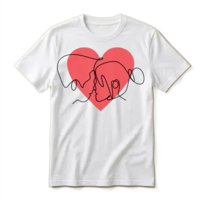 Love and Romance Unisex T-Shirt - White