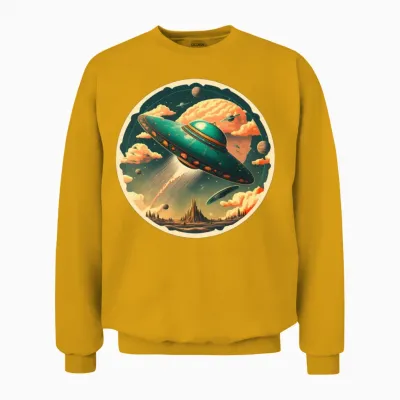 Retro Vintage Unisex Sweatshirt - Gold