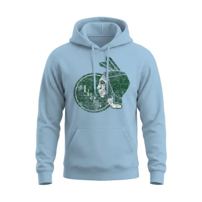 Old School Eastern Hurons Unisex Hoodie - Light Blue