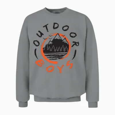 Outdoor Boys Logo Unisex Sweatshirt - Sport Grey