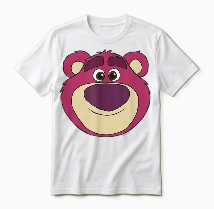 Disney and Pixar's Toy Story Lotso Bear Big Face Costume Unisex T-Shirt in White