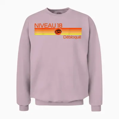 Cadeau 18 Ans De Mariage – Noces De Turquoise Unisex Sweatshirt - Light Pink
