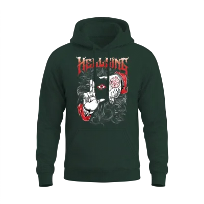 Hellbound Vision – Dark Occult Gothic Streetwear T Unisex Hoodie - Forest