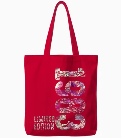 43. Geburtstag Mann Frau 43 Jahre 1983 Deko Geschenk Lustig Tote Bags - Red