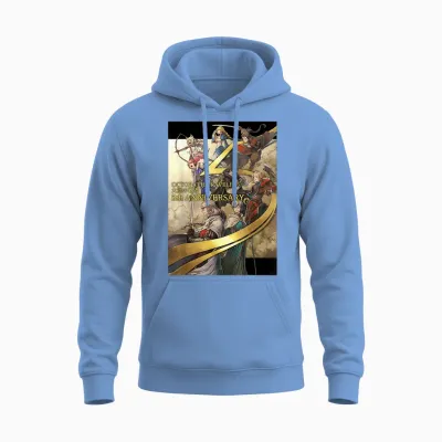 Octopath Traveler: Cotc - 5th Anniversary Unisex Hoodie - Carolina Blue