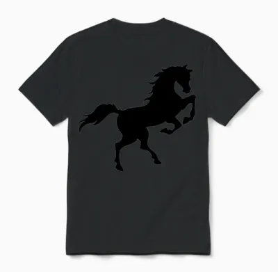 Horse, Wild Horse, Horse Owner, Rodeo, Wild Unisex T-Shirt - Black