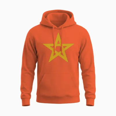 Star of Morocco Unisex Hoodie - Orange