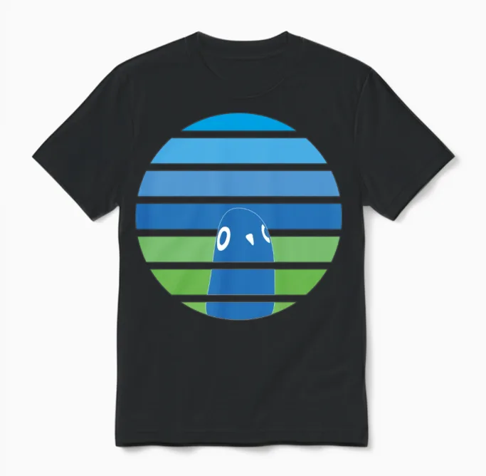 Funny Duck Unisex T-Shirt in Black