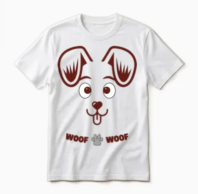 Dog Unisex T-Shirt - White