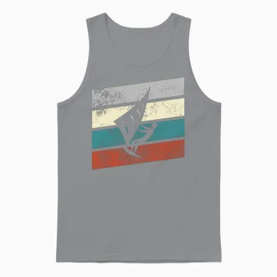 Kite Retro Unisex Tank Top - Sport Grey