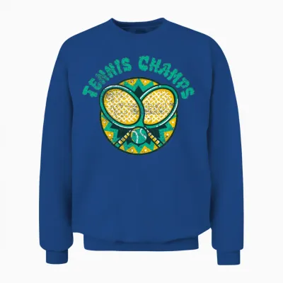 Tennis Champs Sports Champions Unisex Sweatshirt - Royal