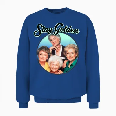 The Golden Girls - Stay Golden Unisex Sweatshirt - Royal