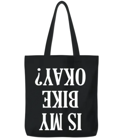 Is My Bike Okay Tote Bags - Black