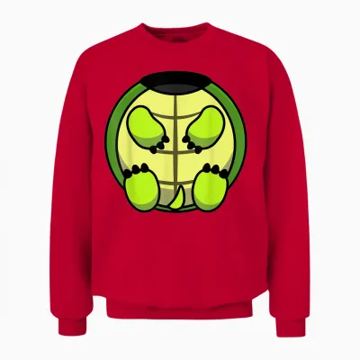 Schildkröten Tier Kostüm Schildkröte Unisex Sweatshirt - Red