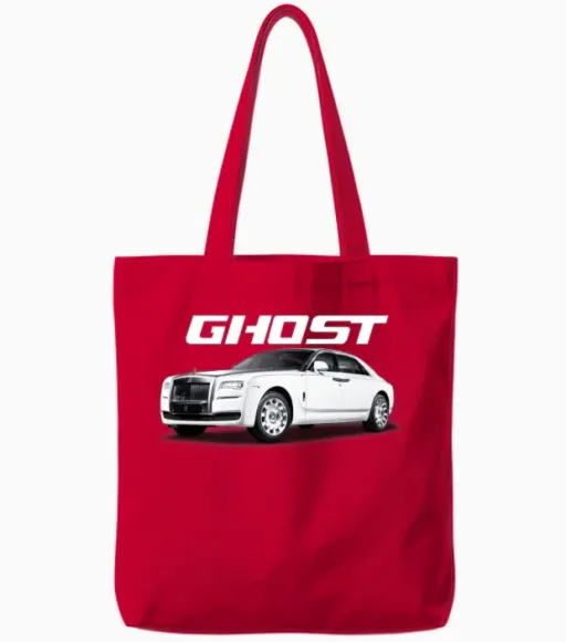 Rr Ghost Halloween Gift Tote Bags in Red