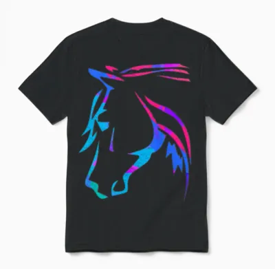Horse | Equestrian | Equine | Horses | Horseriding Unisex T-Shirt - Black