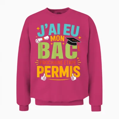 Bachelor I Had My Bac 2025 Prepare Bachelor License Unisex Sweatshirt - Heliconia