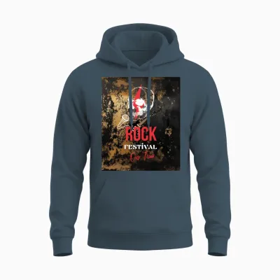 Rock Festival on Tour Unisex Hoodie - Dark Heather