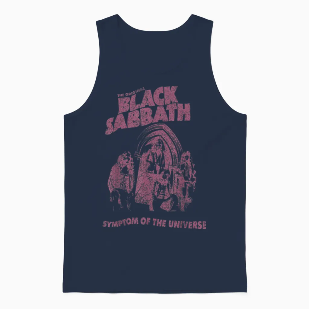 Offizielles Black Sabbath Universe Unisex Tank Top in Navy