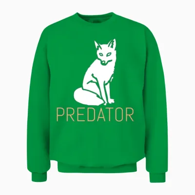 Predator Fox Unisex Sweatshirt - Irish Green