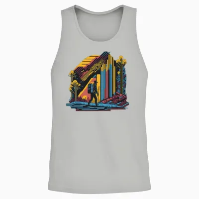 Hiking Unisex Tank Top - Ash