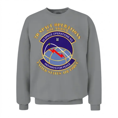 Usaf 2d Space Operations Squadron Unisex Sweatshirt - Sport Grey