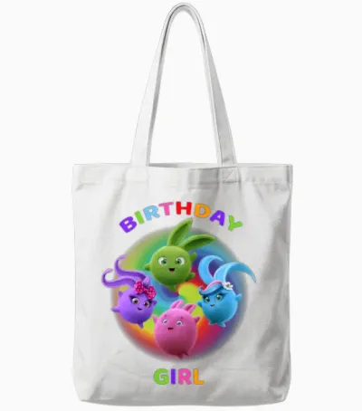 Sunny Bunnies Tote Bags - White