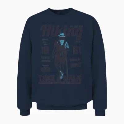 Hiking Unisex Sweatshirt - Navy