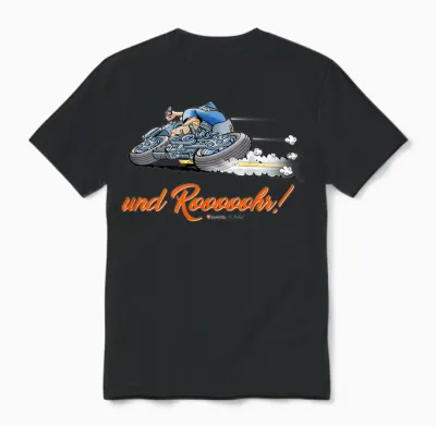 Werner and Rooooohr! T-Shirt, Black Unisex T-Shirt - Black