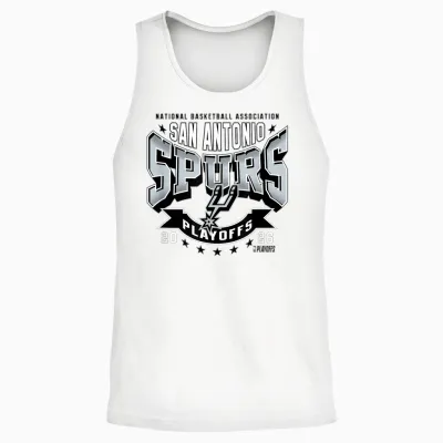 Nba Officiel 2026 Playoffs San Antonio Spurs Next Unisex Tank Top - White