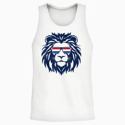 Niederlande Löwe Niederlande Flagge Holland Niederländisch Orange Unisex Tank Top - White