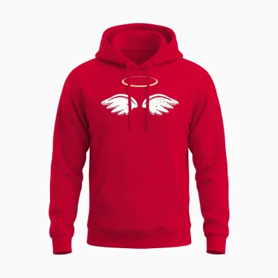 Angel Angel Wings Halo Innocent Costume Children Unisex Hoodie - Red