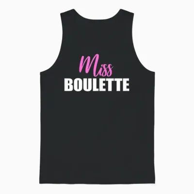 Miss Boulette | Awkward Gaffe Dumpling Error Left Fun Unisex Tank Top - Black