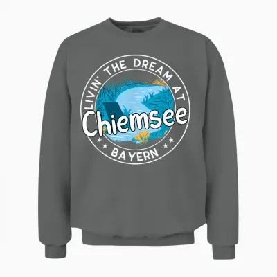 Chiemsee Urlaub Baden Sup Bayern Unisex Sweatshirt - Graphite Heather