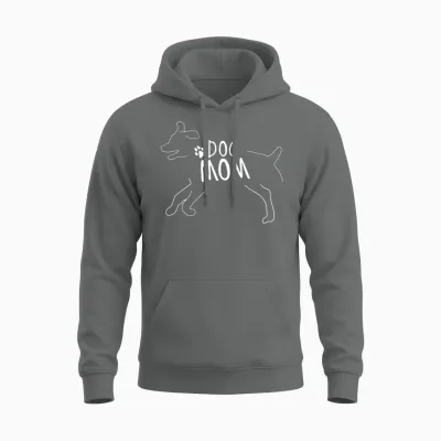 Dog - Dog Mom Mistress Unisex Hoodie - Graphite Heather