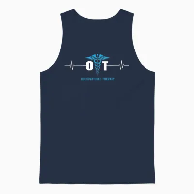 Occupational Therapy Unisex Tank Top - Navy