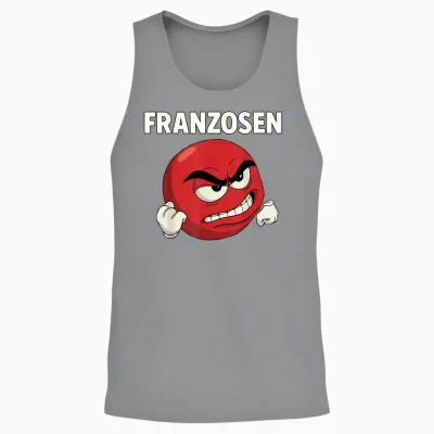 Funny Saying Comic Figure Humorous French Meme Unisex Tank Top - Sport Grey