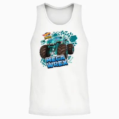 Hot Wheels - Mega Wrex Unisex Tank Top - White