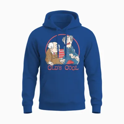 Disney the Muppets Statler and Waldorf Old's Cool Unisex Hoodie - Royal