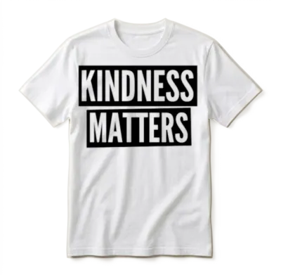 Kindness, Choose Kindness Unisex T-Shirt - White