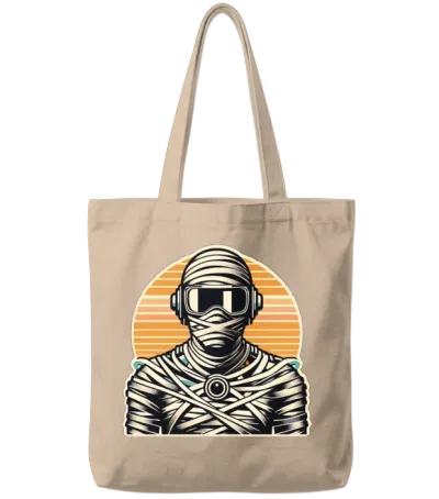 Retro Mummy Tote Bags - Natural