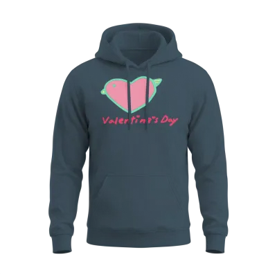 Bird Valentine Unisex Hoodie - Dark Heather