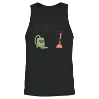 Office Blues Vacuum Meme — Memes & Humor Gift Unisex Tank Top - Black – 2