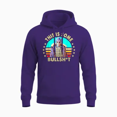 Vintage American Resident Alien Nerd Funny Retro Men Women Unisex Hoodie - Purple