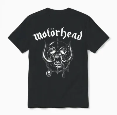 Motörhead – Flat Warpig Dark Heather Unisex T-Shirt - Black