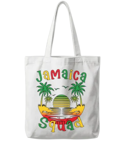 Jamaica Vacation Squad Trip Matching Family Reunio Tote Bags - White