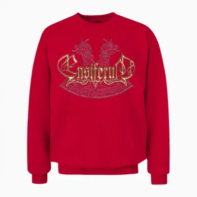 Ensiferum-Drachen Unisex Sweatshirt - Red