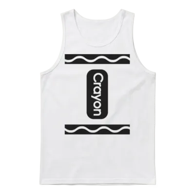 Party-Crayon Halloween Team Unisex Tank Top - White